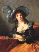 elisabeth vigee-lebrun Portrait of Antoinette-Elisabeth-Marie d'Aguesseau, comtesse de Segur oil painting reproduction
